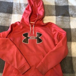 Pink Under Armour hoodie